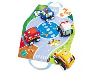 Pull-Back Plush Car Set