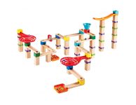 Houten knikkerbaan set, 128 pcs
