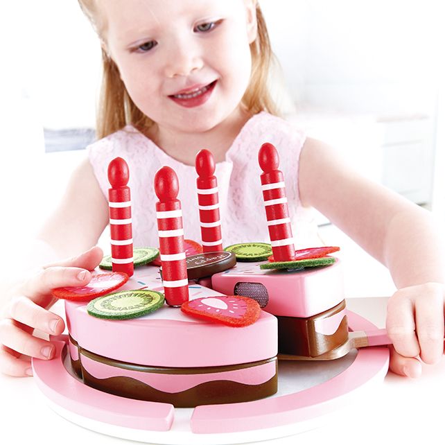 speelgoed aardbei-chocolade taart