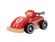 Houten raceauto rood