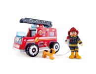 Houten brandweerauto